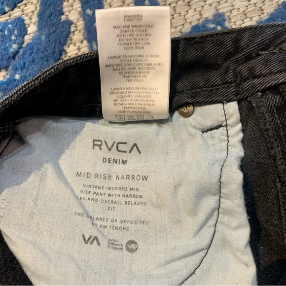 RVCA jeans ~ W27/L25 - Picture 14 of 14